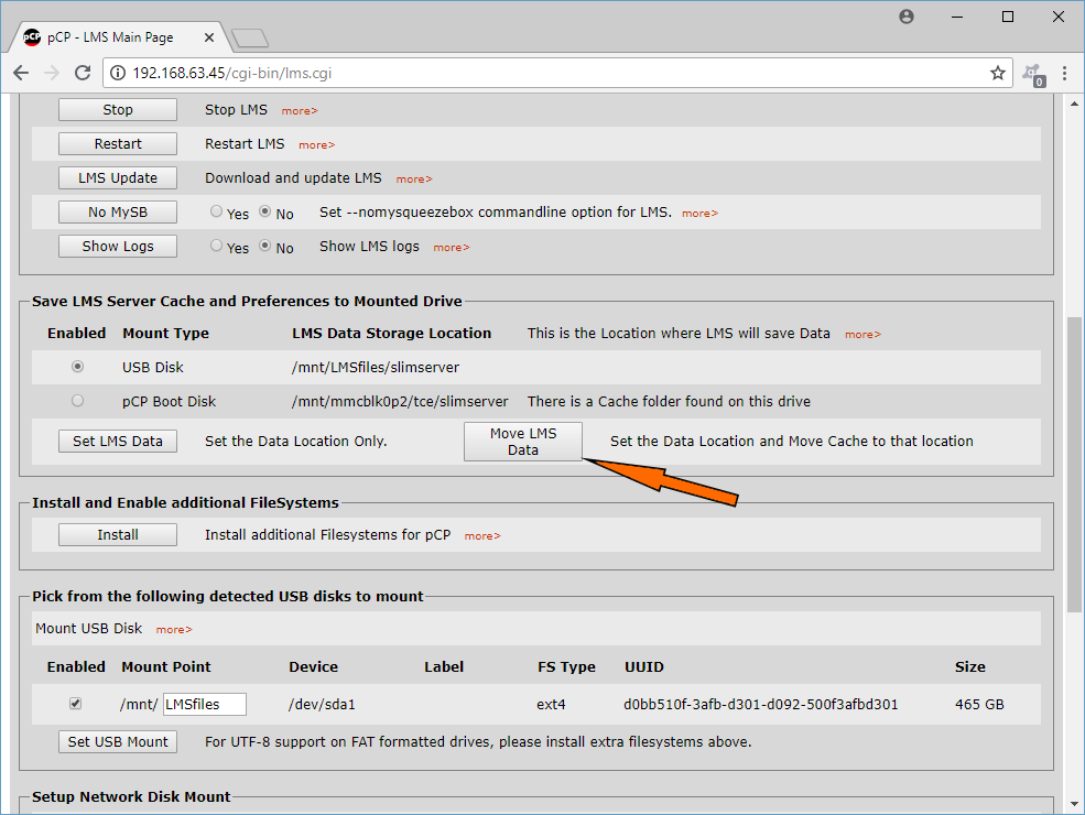 move lms cache