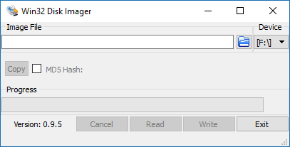 Win32 Disk Imager - Blank Win32 Disk Imager - Blank