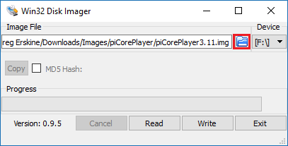Win32 Disk Imager - Image File Win32 Disk Imager - Image File