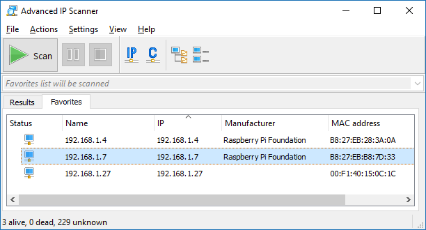 IP scanner IP scanner