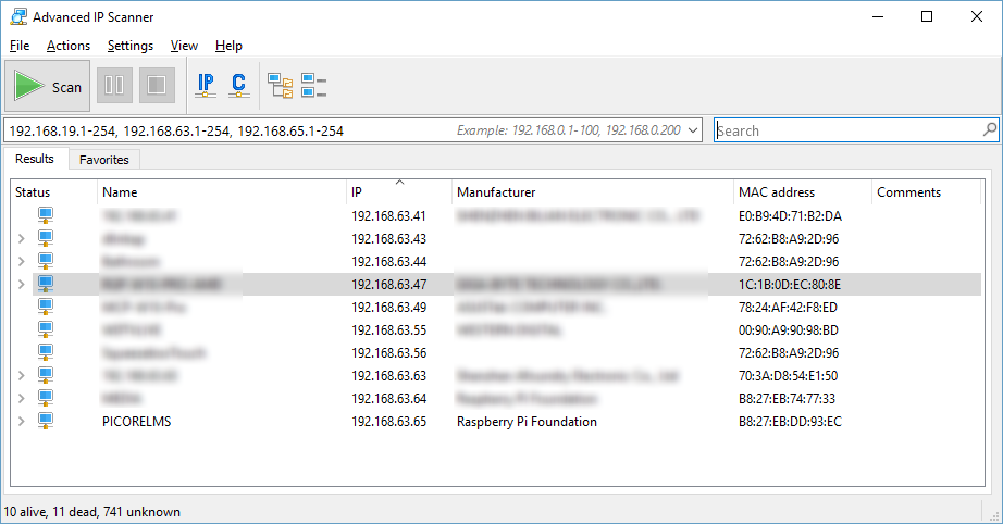 ip scan fixed address ip scan fixed address