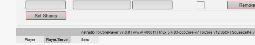 Player Server mode Player Server mode