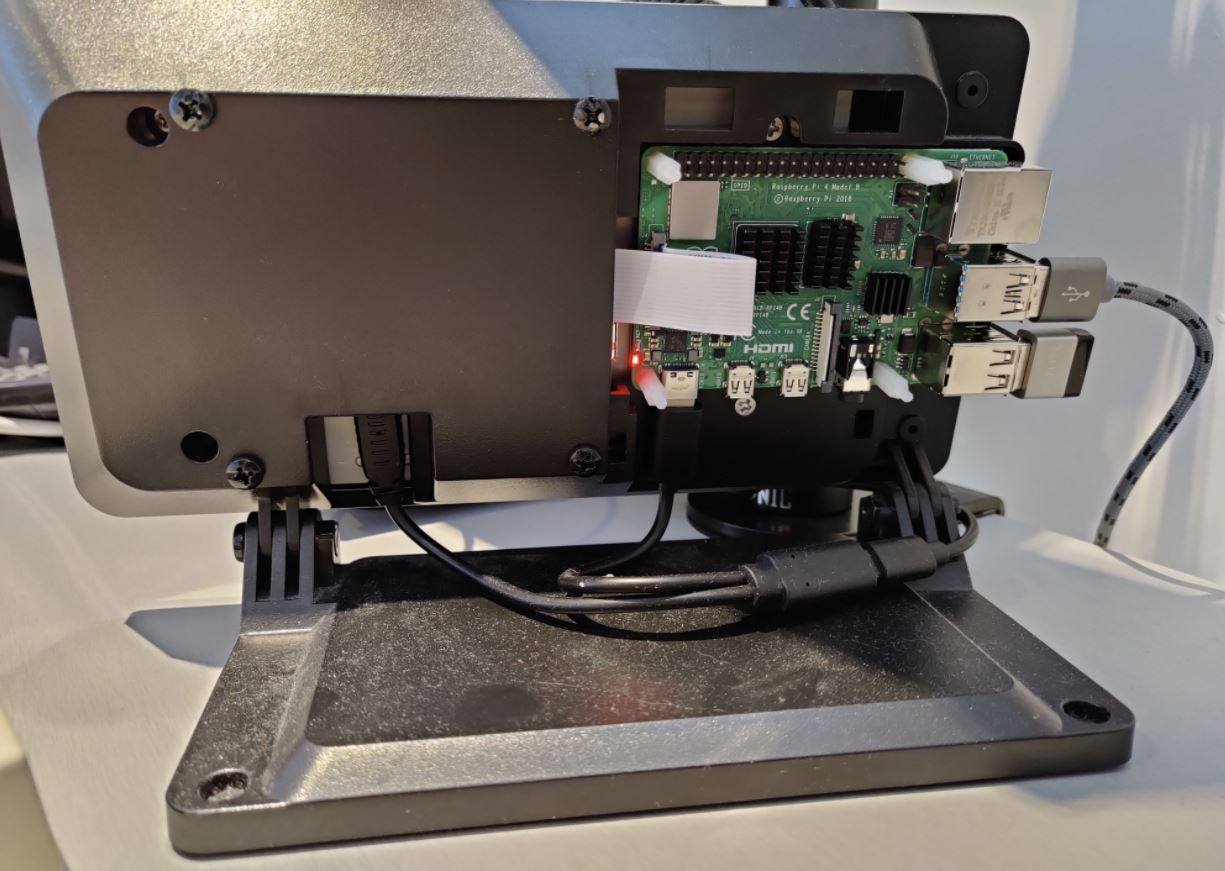 Touch 2 with RPi4B rear view Touch 2 with RPi4B rear view