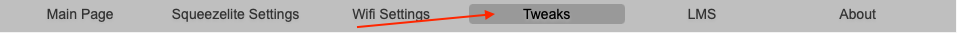 Tweaks